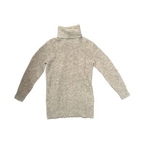 Aritzia Wilfred Free Mohair/Wool Mock Neck Long Sleeve Gray Knit Pullover